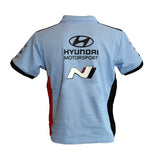 2026 Hyundai Men's Poloshirt Replica, light blue