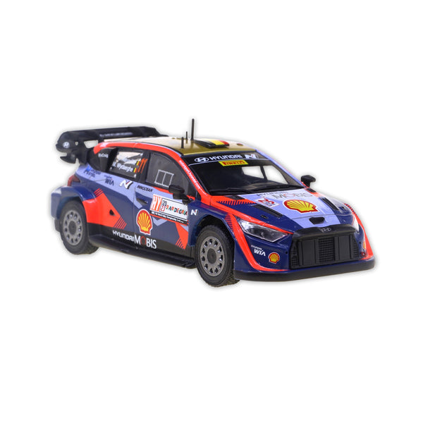 Model car Hyundai i20 N Rally1 - #11 Neuville/Wydaeghe Rally Sardegna 2023