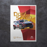 Dani Sordo WRC-i20 Sardegna Champion Poster 2019