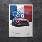 Sébastien Loeb WRC-i20 Turkey Marmaris Poster 2020