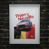 Thierry Neuville WRC-i20 Monte Carlo Champion Poster 2020